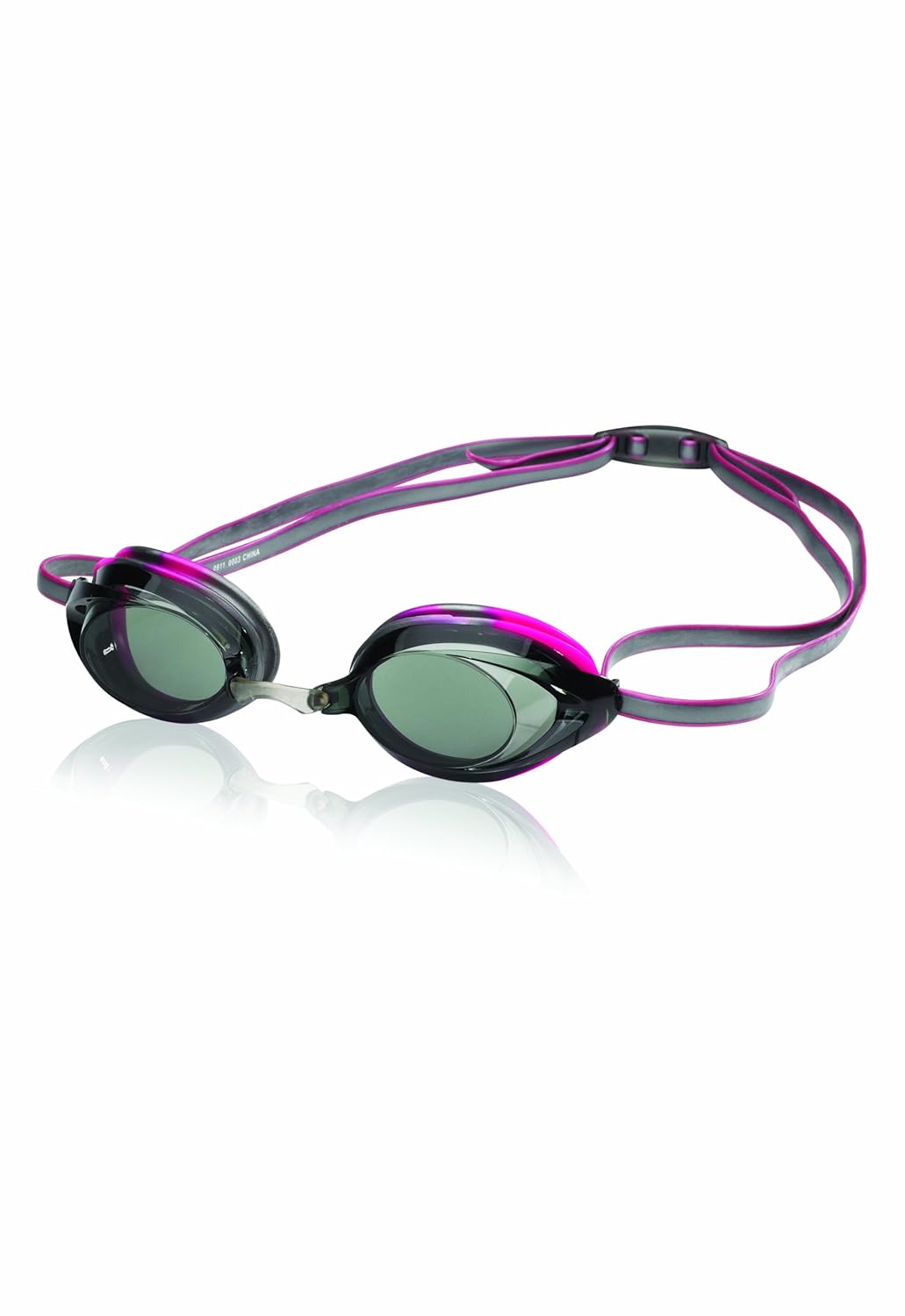 

Speedo Junior Vanquisher 2.0 Swim Goggle, Silver/Pink