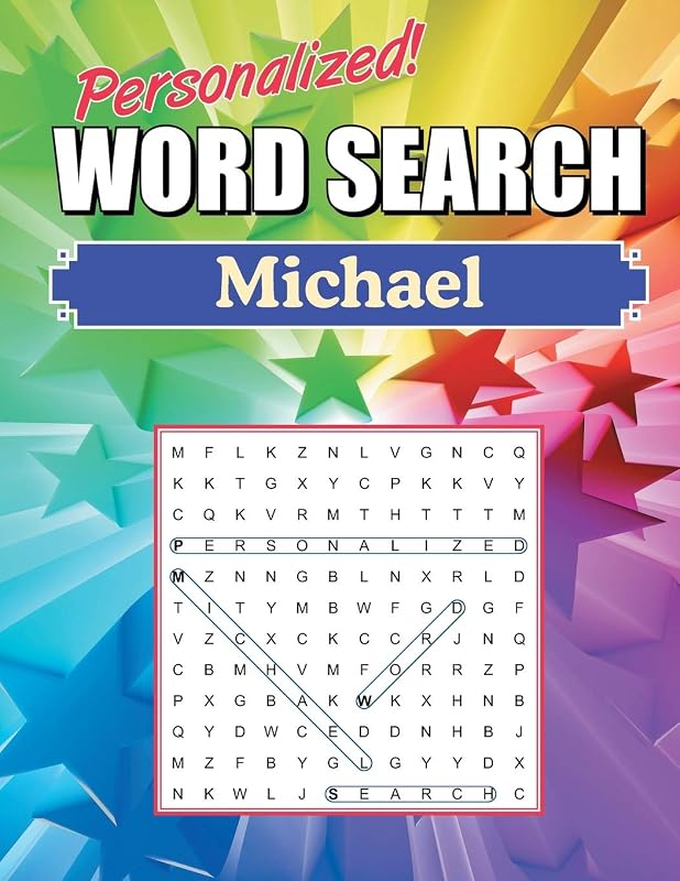 Michael Word Search: Large Print Word Find Puzzles by GHP Personalized