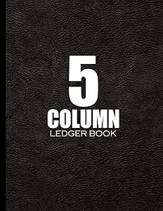 5 Column Ledger Book: The perfect accounts record for small business or home use (Bookkeeping Accounts Books)