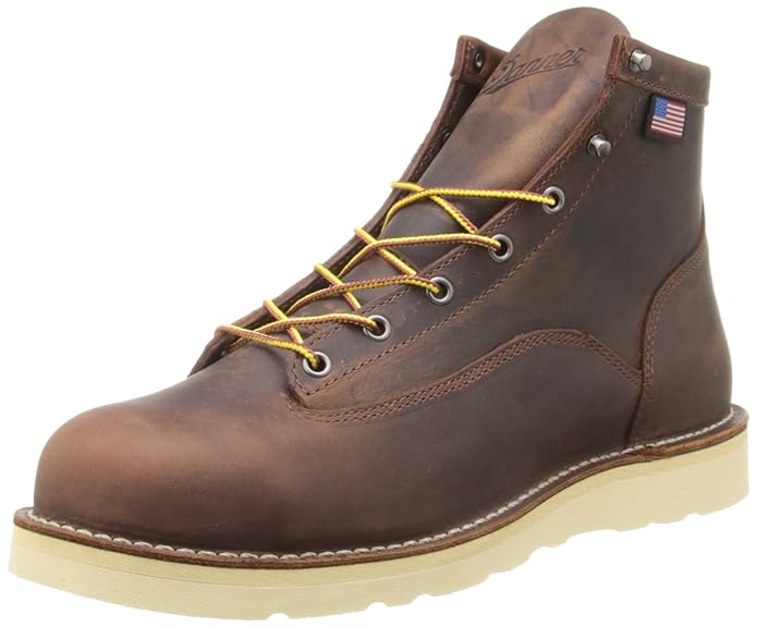 danner mens bull run 6-inch steel toe cristy work boot