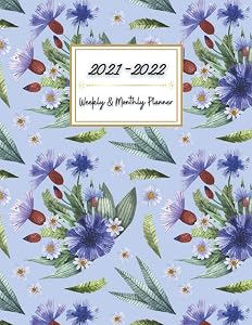 2021-2022 Planner - Weekly & Monthly Planner 2021-2022 - Sep 2021 - Jul 2022, 8.5" x 11" (Paperland Bloom Planners)