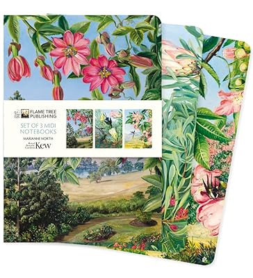 Kew Gardens: Marianne North Set of 3 Midi Notebooks (Midi Notebook Collections)