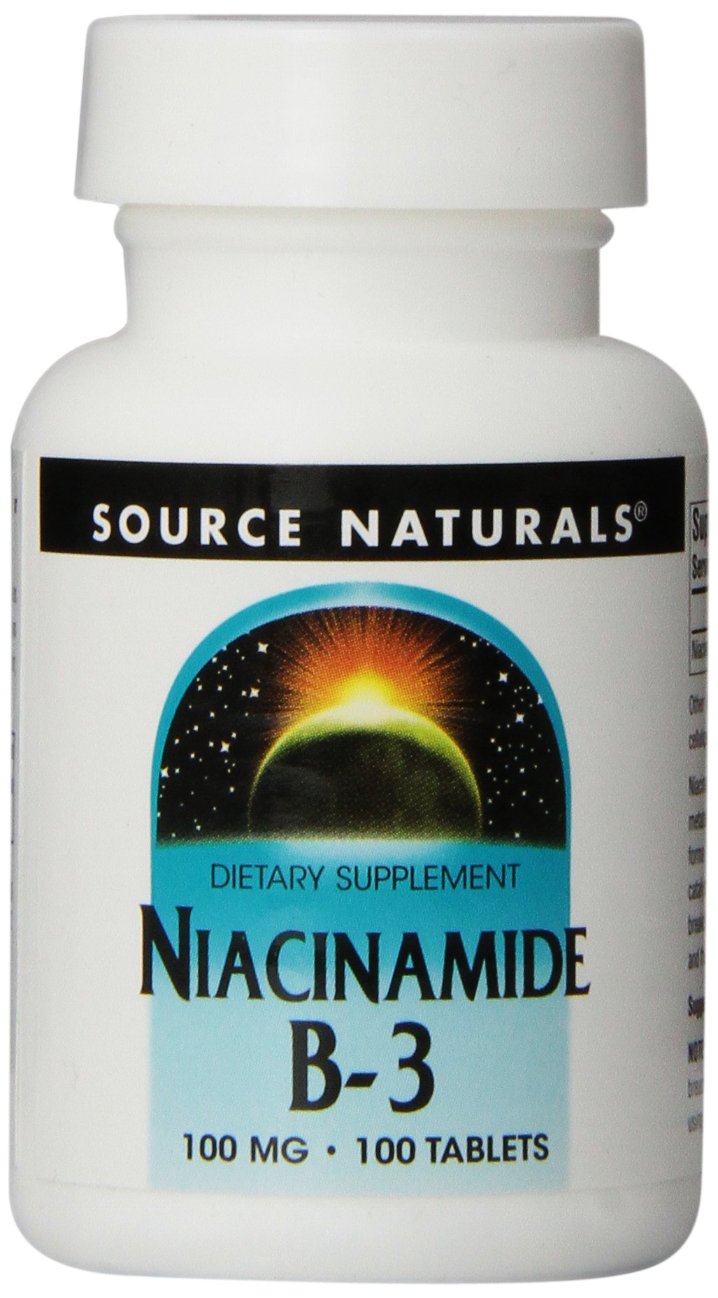 source naturals niacinamide 100mg, 100 tablets