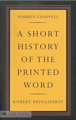 A Short History of the Printed Word