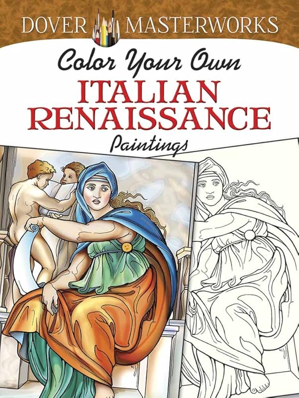 Color your own italian renaissance paintings. by Marty Noble