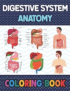 Digestive System Anatomy Coloring Book: Human Digestive System Anatomy Self test Guide for Anatomy Students. Human Body Art & Anatomy Workbook for ... Book for Human Anatomy Students & Teachers. by Orasapihiabell Publication