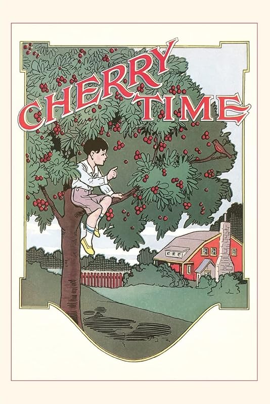 Vintage Journal Cherry Time, Boy in Tree (Pocket Sized - Found Image Press Journals) by Found Image Press
