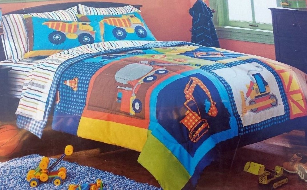

Build It Construction Trucks Complete 11 Piece Bedding Bundle Set