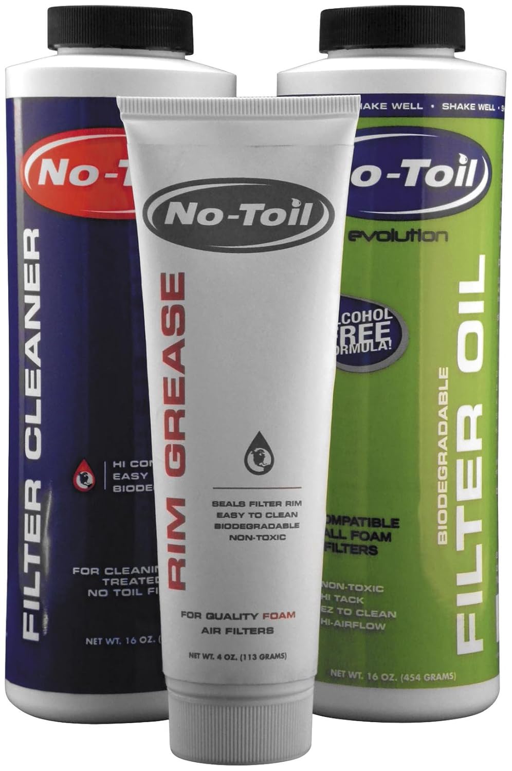 

No Toil EVO Filter Oil/Cleaner/Rim Grease EV109