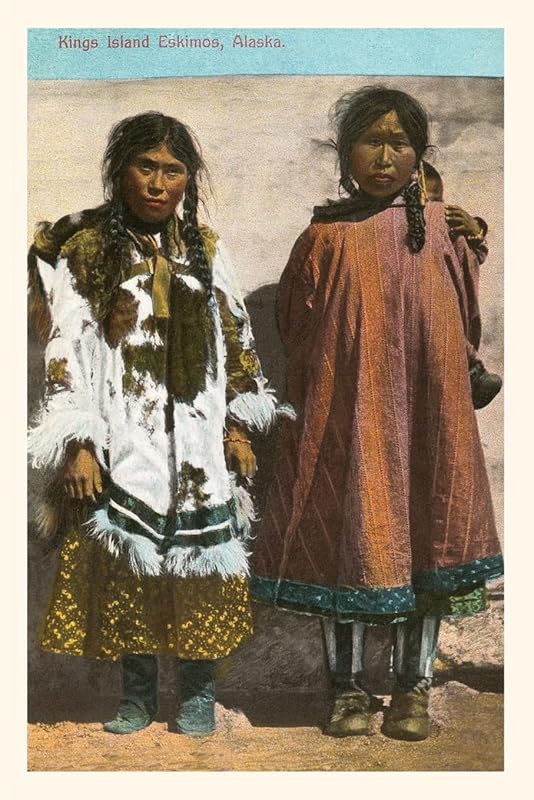 Vintage Journal Indigenous Women on Kings Island, Alaska (Pocket Sized - Found Image Press Journals) by Found Image Press