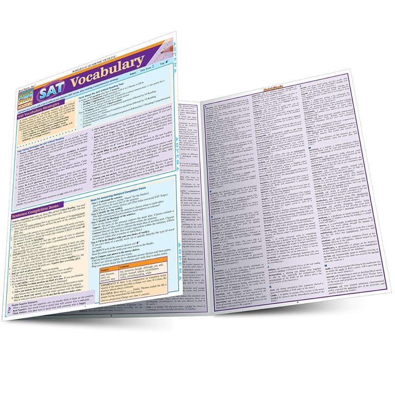 Sat Vocabulary (Quick Study Academic) by Inc. BarCharts