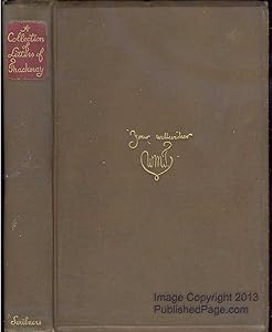 A collection of letters of Thackeray, 1847-1855