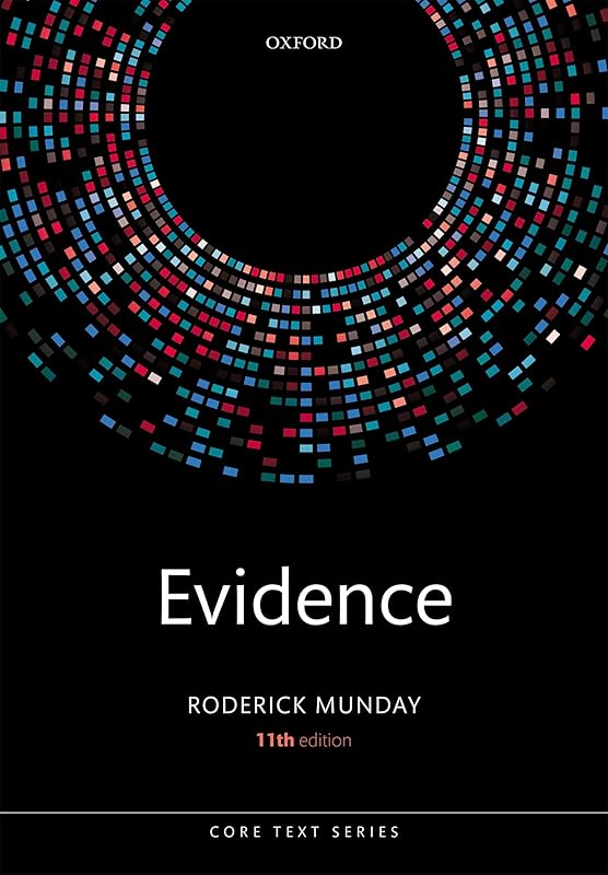 Evidence (Core Texts Series) by Roderick Munday