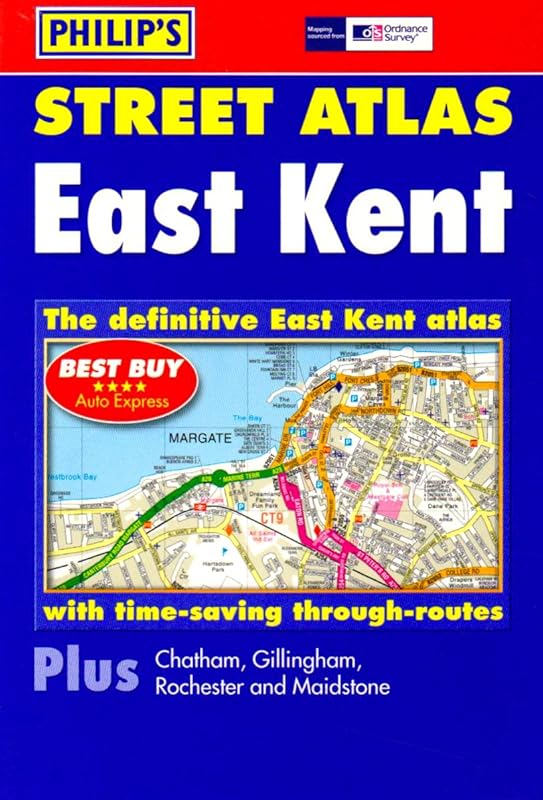 Philip's Street Atlas East Kent: Pocket by Unknown