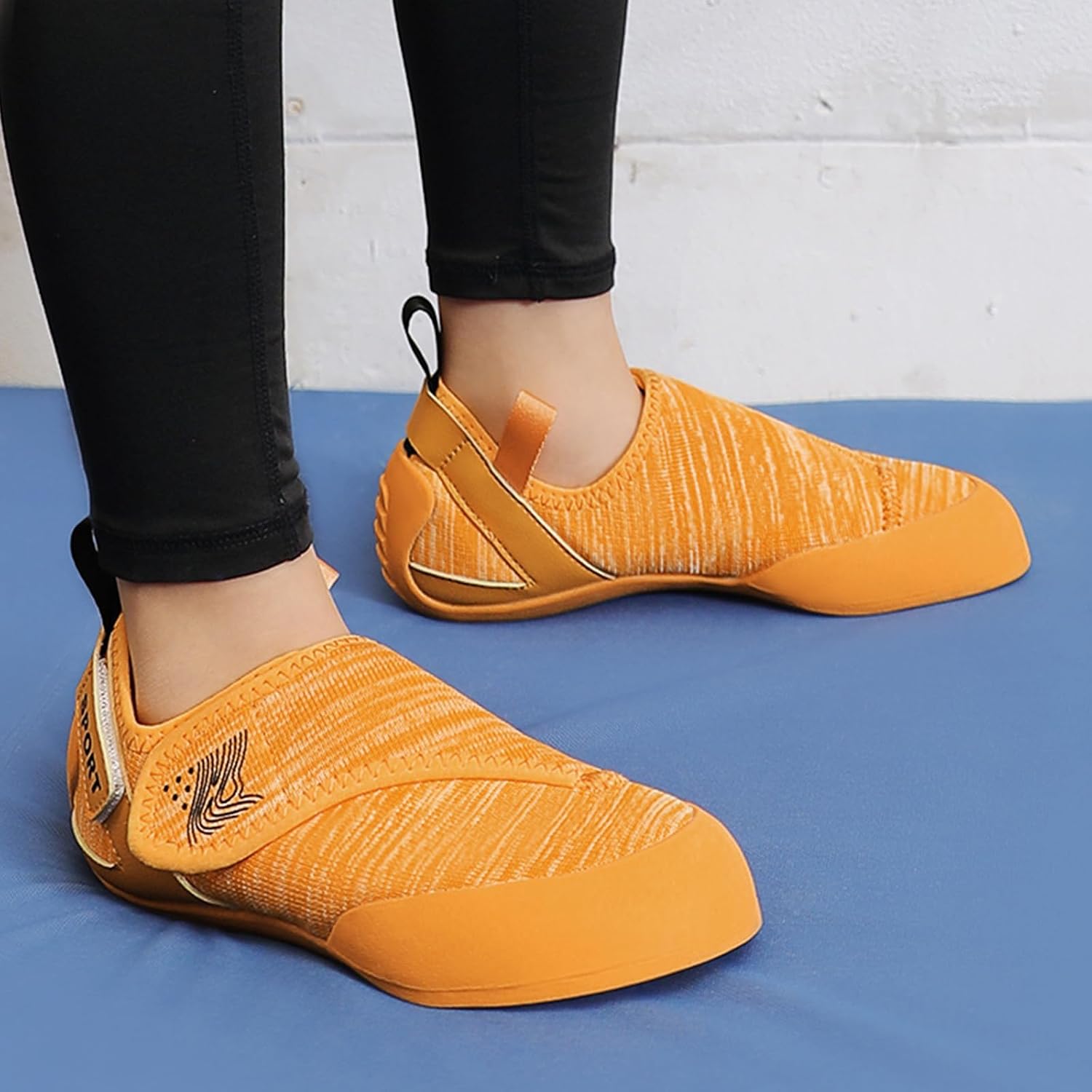 Ladies Rock Climbing Shoes, Non-Slip Indoor Climbing Shoes Mesh Breathable Climbing Sneakers For Womens Bouldering_vogvips.com