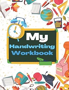 My Handwriting Workbook[size 8,5"x11" , 110 Blank handwriting practice paper with dotted lines ]: Kindergarten:Handwriting writing paper with lines for ABC kids