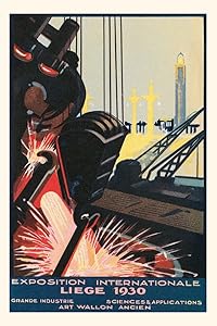 Vintage Journal International Exposition in Liege (Pocket Sized - Found Image Press Journals)