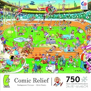 Comic Relief Olympics 750 Piece Jigsaw Puzzle