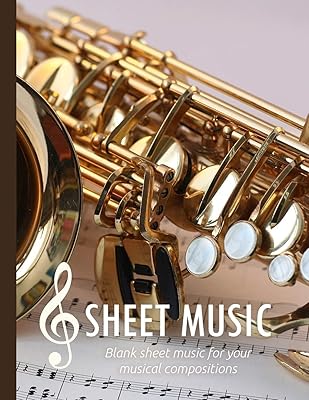 Sheet Music: Blank sheet music for your musical compositions