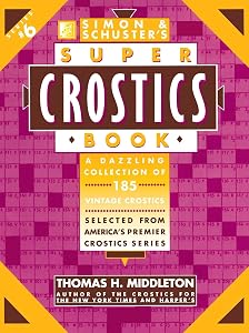 Simon & Schuster Super Crostics Book #6 by Thomas H. Middleton