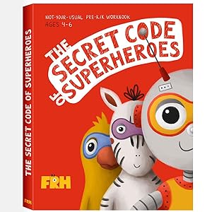 Children's Workbook "The Secret Code of Superheroes" for Ages 4-6 by kyrylo krysko