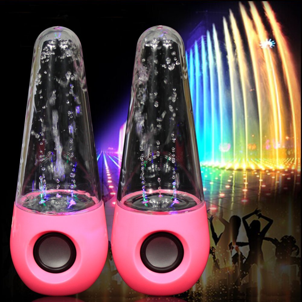 

abcGOODefg® Three Colour LED Wireless Bluetooth Music Fountain Dancing Water Stereo Speakers