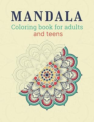 Mandala coloring book for adults and teens: 102 Pages (21,59 cm *27,94cm) (8,5*11 inches): with different unique mandalas for relaxing and stress ... flowers and individual mandala designs.