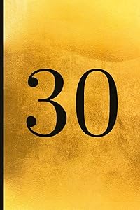 30: A Beautiful 30th Birthday Gift And Keepsake To Write Down Special Moments by Jam Tree