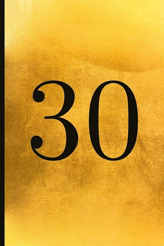 30: A Beautiful 30th Birthday Gift And Keepsake To Write Down Special Moments by Jam Tree