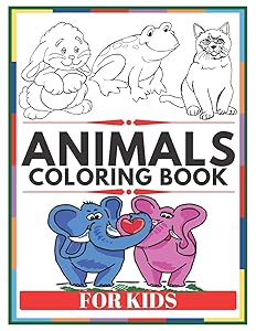 ANIMALS Coloring Book For KIDS: Home animals, forest animals, animals of the world by Suw Kids