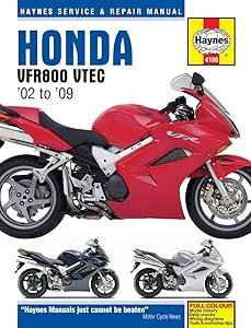 Honda VFR800 VTEC Superbike: 2002 thru 2009 (Haynes Service & Repair Manual) by Ken Freund