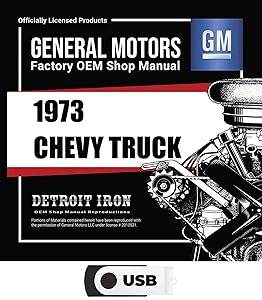 1973 Chevrolet Truck Light Duty Shop Manuals, Owner Manual, Sales Brochures & Parts Catalogs on USB by Chevrolet Motor Division