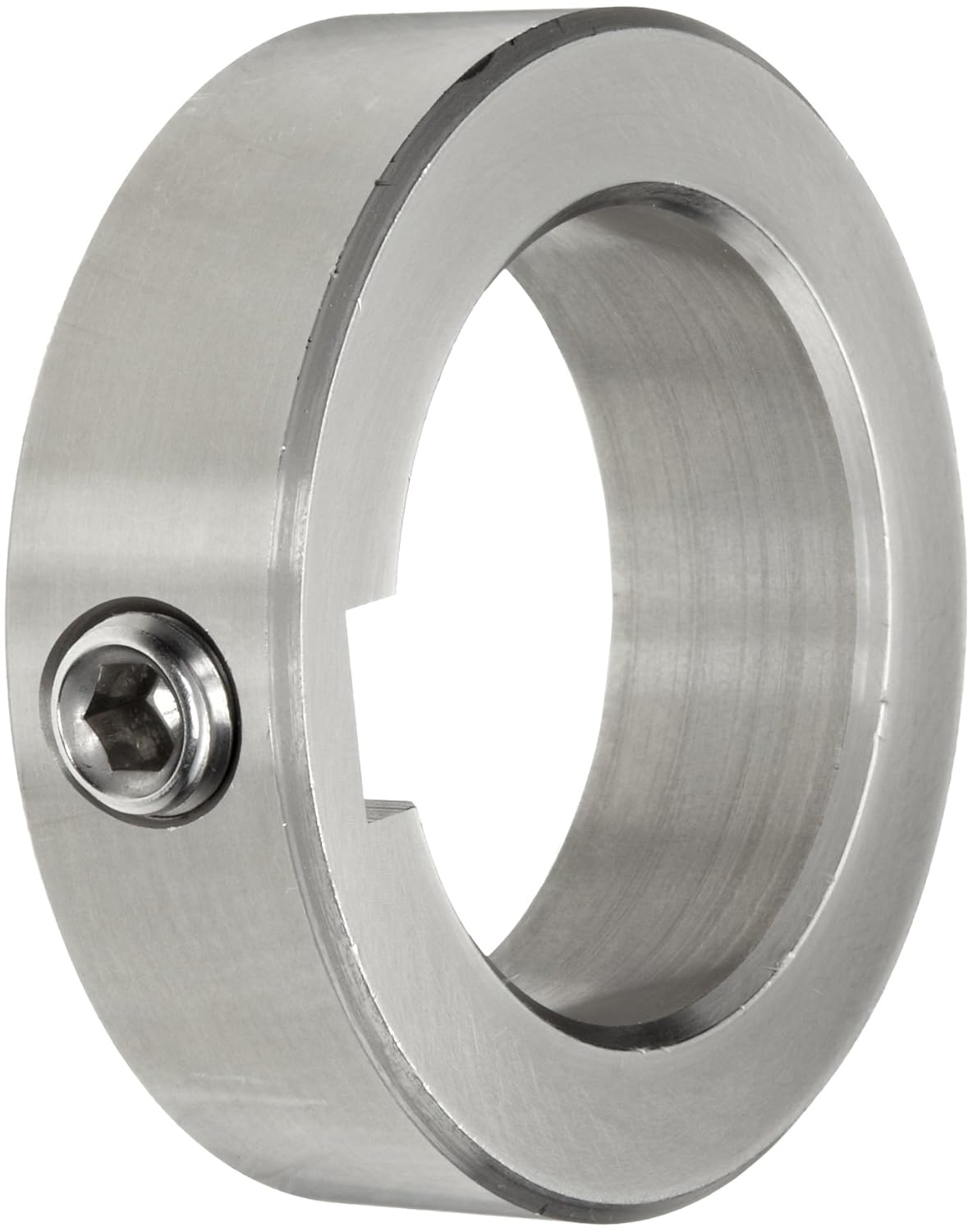 

Climax Metal C-125-S-KW T303 Set Screw Collar, With Keyway, Stainless Steel, 1-1/4" Bore Size, 2" OD, With 3/8-16 x 3/8 Set Screw