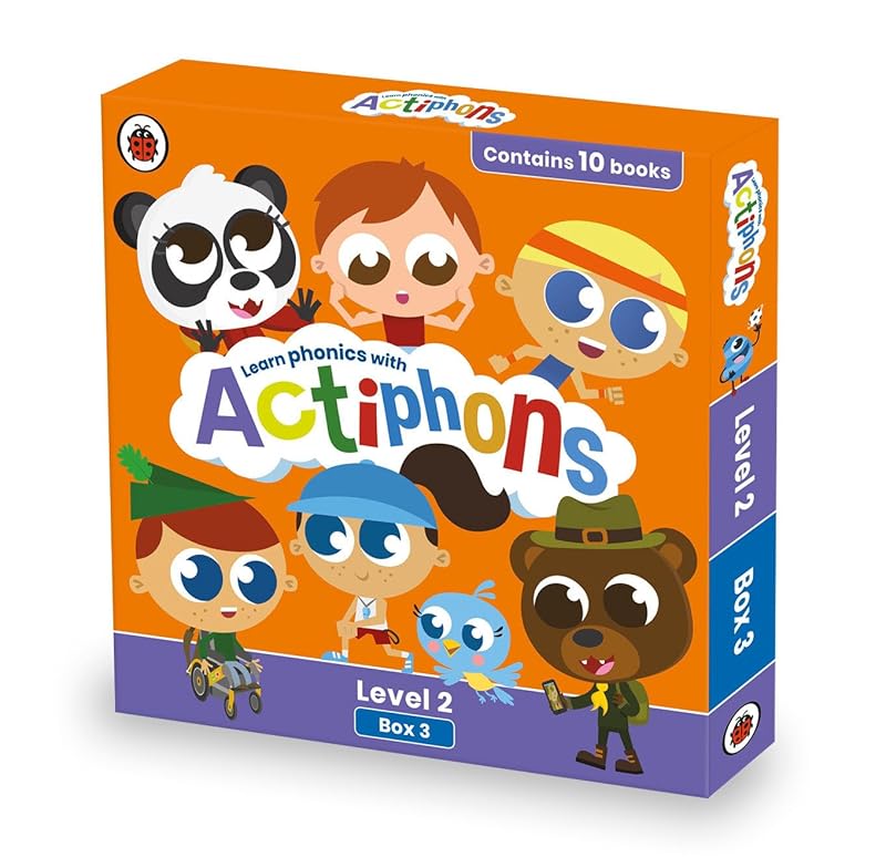 Actiphons Level 2 Box 3: Books 19-28: Learn phonics and get active with Actiphons! by Ladybird