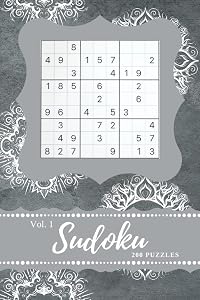 Sudoku Puzzle Book Vol.1: 200 Sudoku Puzzles, Book size 6x9: Sudoku Puzzle Book by SJG Design