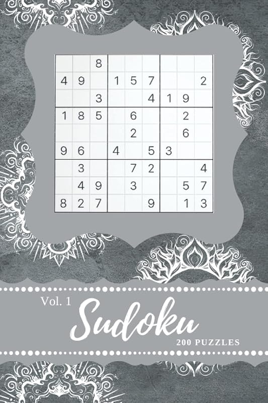 Sudoku Puzzle Book Vol.1: 200 Sudoku Puzzles, Book size 6x9: Sudoku Puzzle Book by SJG Design