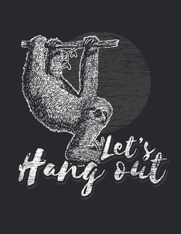 Let's Hangout: Sketching, Doodling and Drawing - Blank Paper by Funny Animal Series Publishing