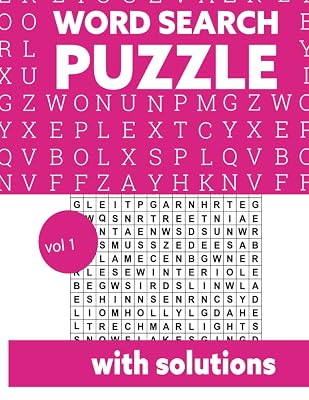 2000 Word Search Puzzle Books for Adults: Word Search Puzzle Activity Books For Adults With Solutions