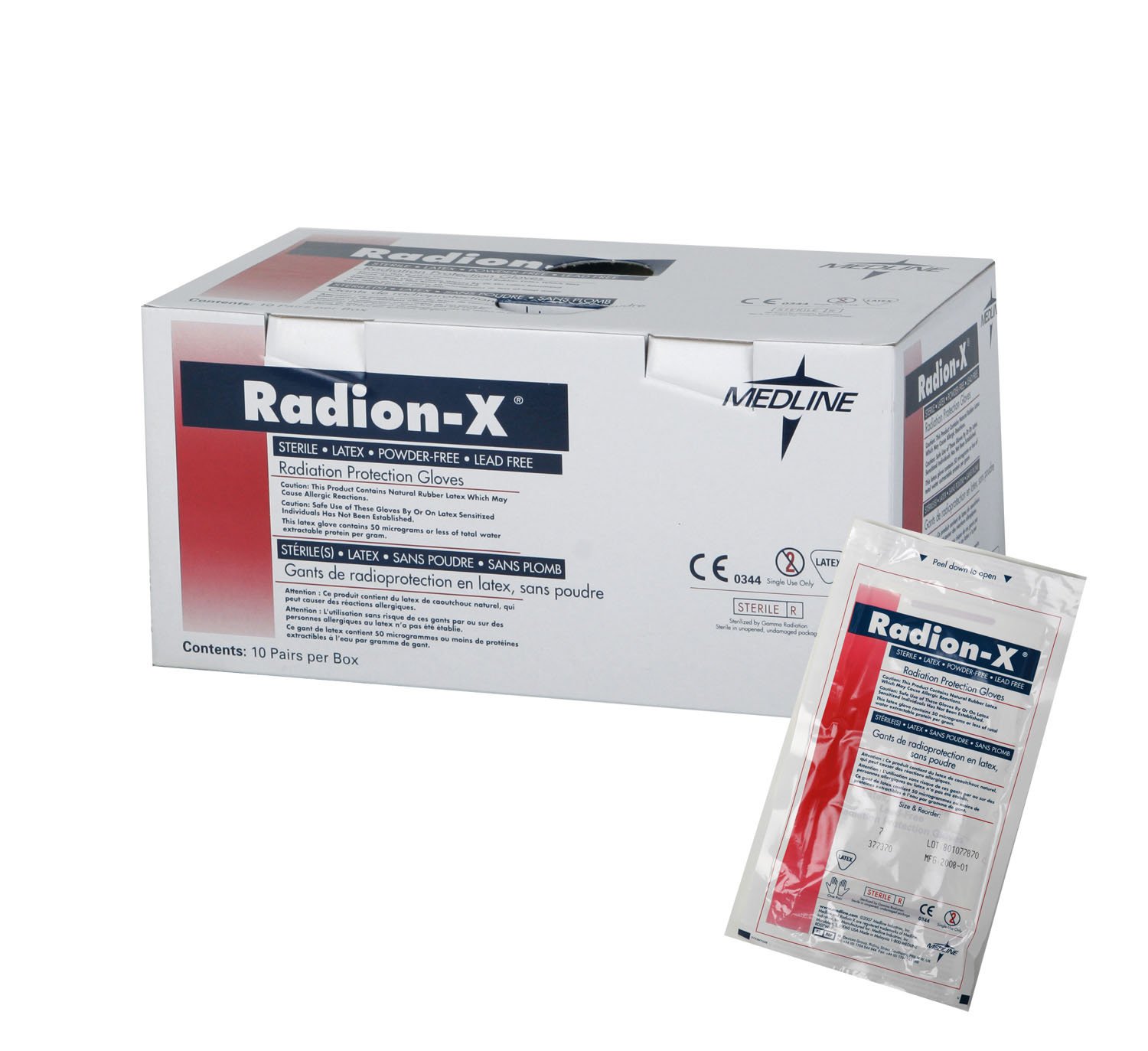 

Radion-X Sterile Latex Powder-Free Radiation Medical Protection Gloves (1 Pair)