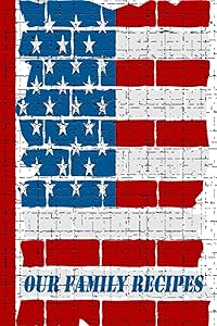 Our Family Recipes: USA Flag Colors Cover by Alan Willardson