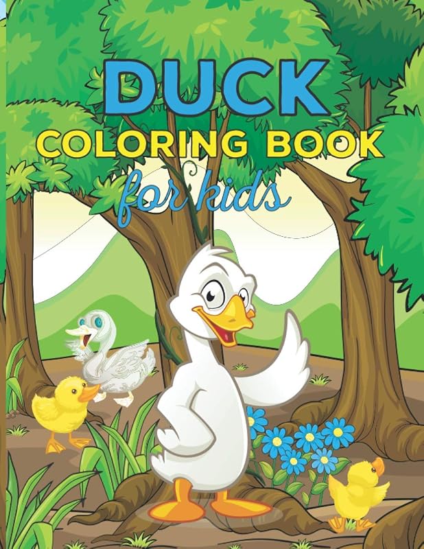 Duck Coloring book for Kids: Perfect For Duck Children Preschool Elementary Toddlers, Colouring Books for Kids Boys Girls Ages 4-8 by Md Rabbi Hossain