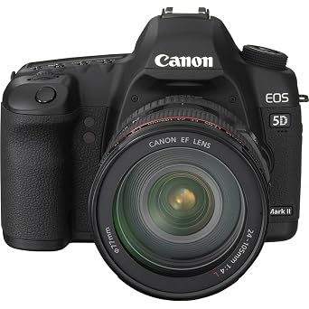 Canon EOS 5D Mark II 21.1MP Full Frame CMOS Digital SLR Camera with EF 24-105mm f/4 L IS USM Lens