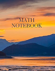 Math Notebook: 120 pages, math notebook, quad ruled workbook, 8.5 x 11 inch large soft cover journal, 4 squares per inch suited for kids and students by Jenu Innb Fumigenu