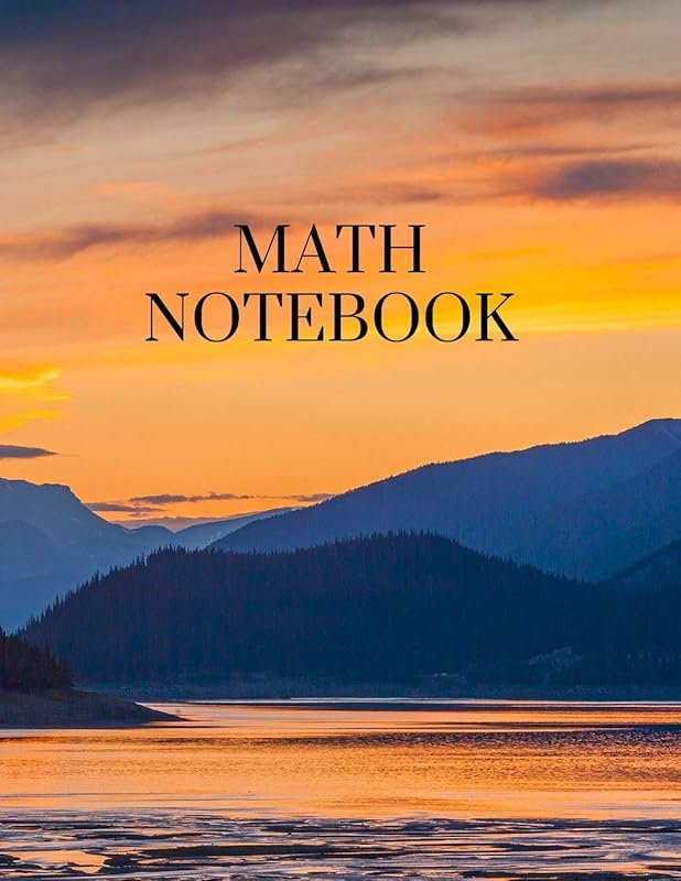 Math Notebook: 120 pages, math notebook, quad ruled workbook, 8.5 x 11 inch large soft cover journal, 4 squares per inch suited for kids and students by Jenu Innb Fumigenu