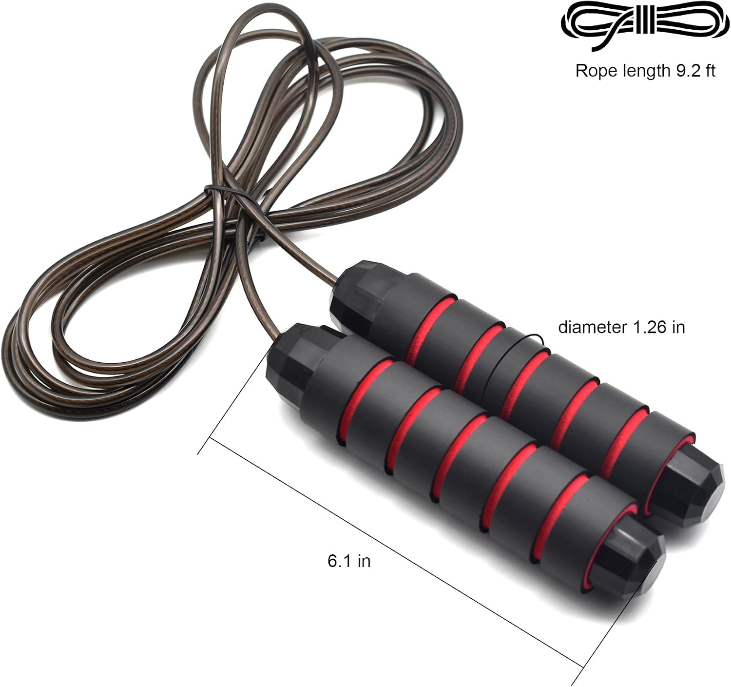 Jump Rope Tangle-free Speed Skipping Rope With Ball Bearings_voghion.com