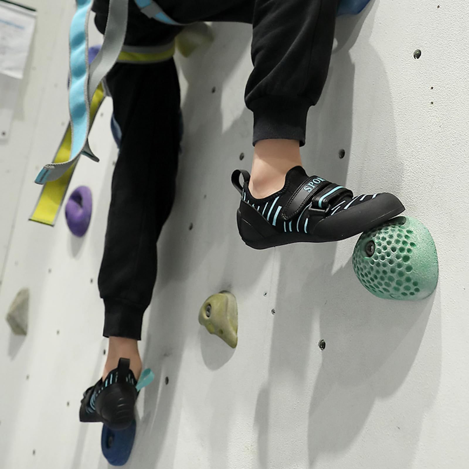 Womens Rock Climbing Shoes Lightweight Breathable Bouldering Gym Sports Sneakers For Female_vogvips.com