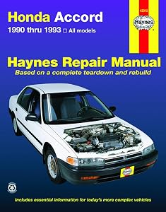 Honda Accord (90-93) Haynes Repair Manual