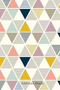 Address Book: Include Alphabetical Index With Bauhaus Style Cover