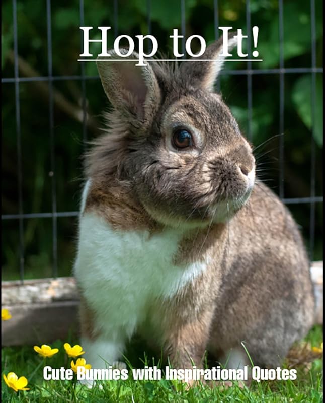 Hop to It!: Cute Bunnies with Inspirational Quotes by Fern Ostara