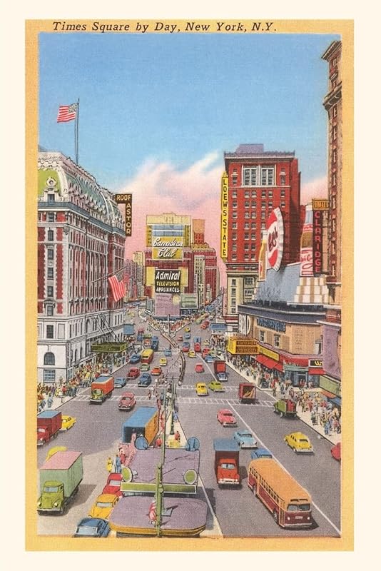 Vintage Journal Times Square, New York City (Pocket Sized - Found Image Press Journals) by Found Image Press